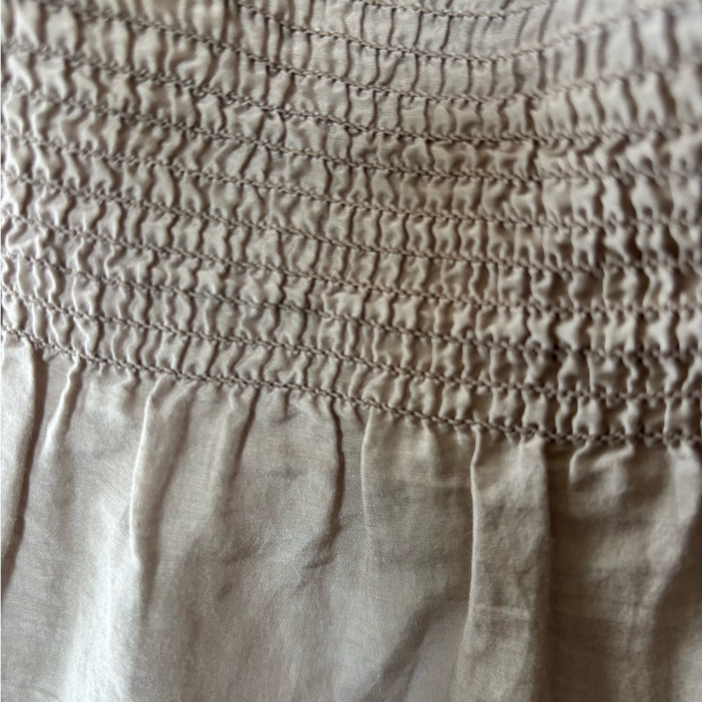 Metropark Light Beige Ruffle Top - Picture 10 of 11
